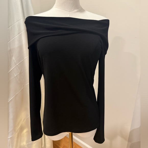 STATE Tops - STATE Black Off-Shoulder Women's Blouse